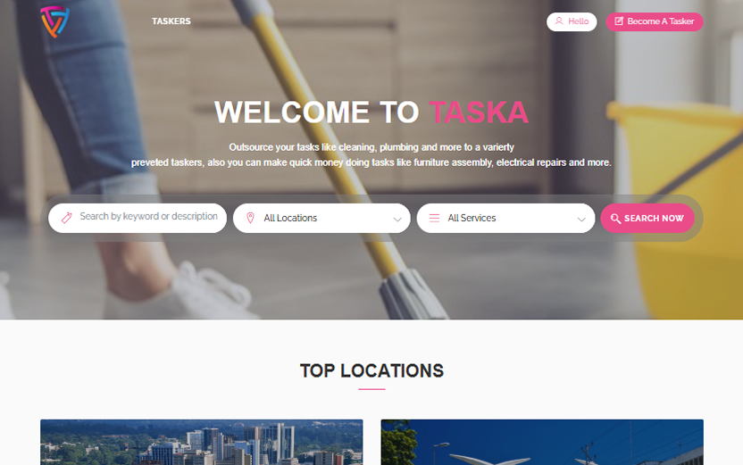 Django Services Marketplace screenshot